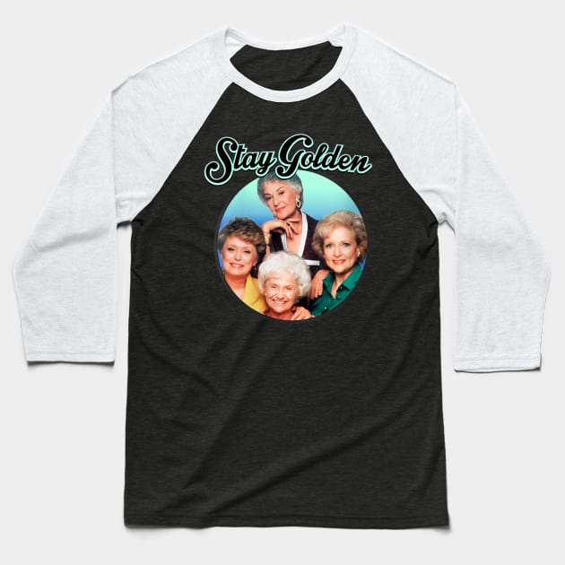 Four Mature Women TV Show 80s 90s Fans Gifts Baseball T-Shirt by alyseashlee37806